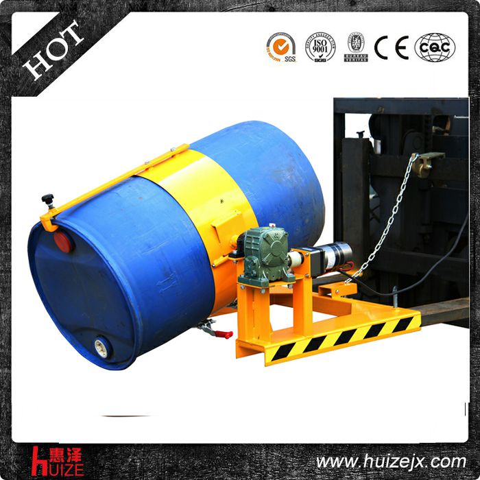 叉車(chē)專(zhuān)用倒桶機具（塑鐵桶，電翻轉）