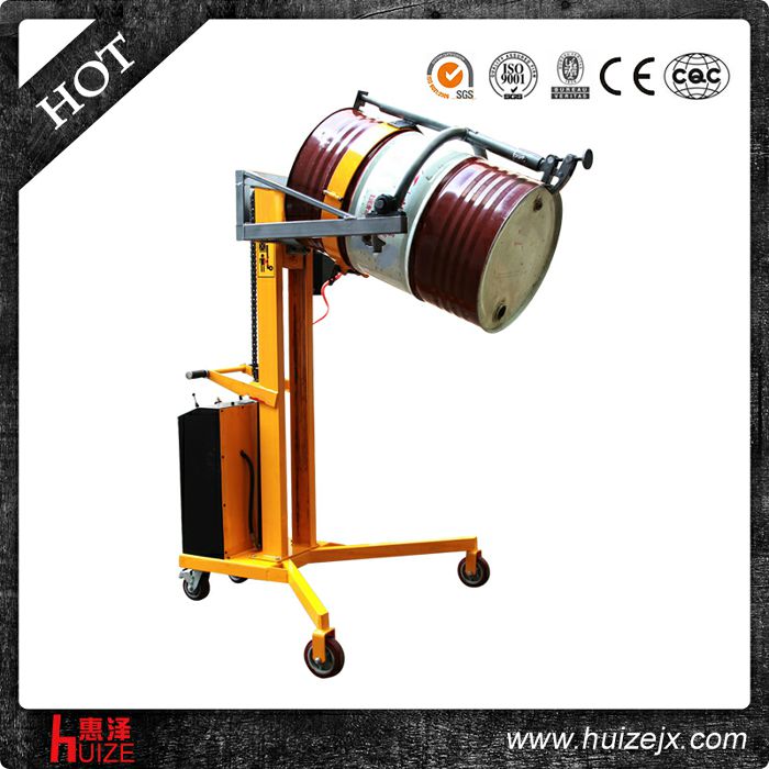 半電動(dòng)油桶車(chē)（直角腿，夾鐵桶翻轉）