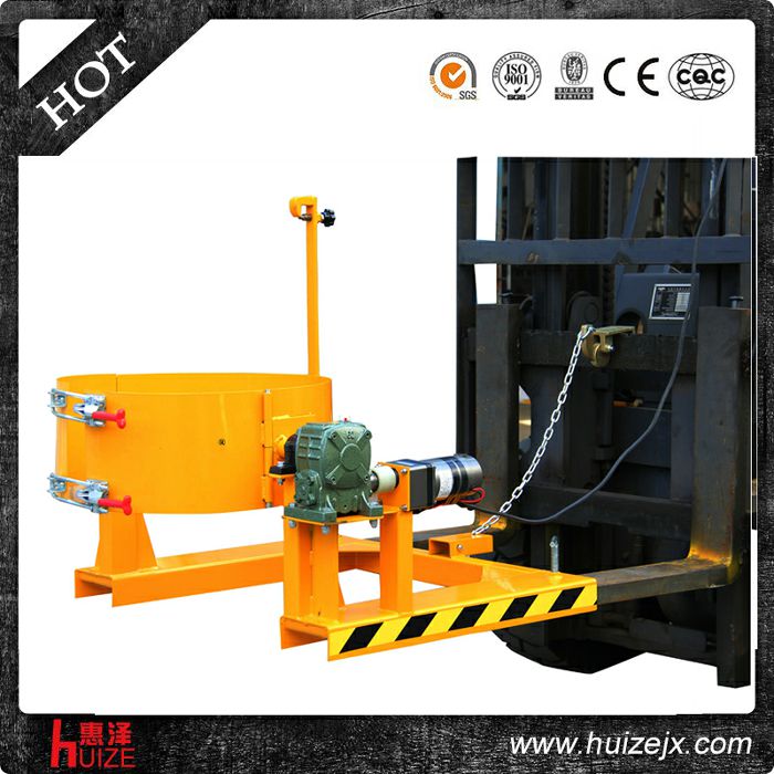 叉車(chē)專(zhuān)用倒桶機具（塑鐵桶，電翻轉）